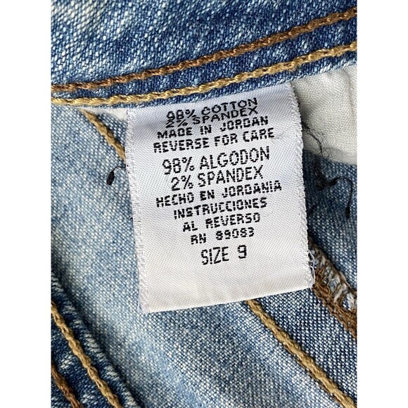 Vintage Y2K LEI Ultra Low Rise Jeans Size 11 Blue Stretch Ashley Mall Era Bratz - Picture 6 of 11